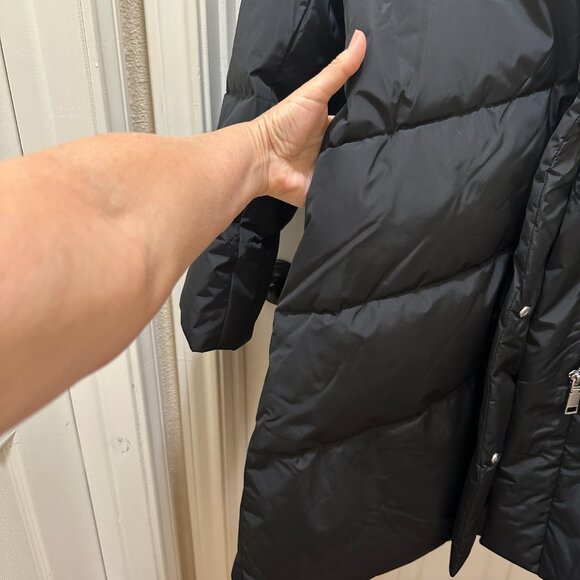 Rebecca Minkoff Women's Hooded Heavyweight Puffer Jacket Coat Size XL Black NEW - Picture 11 of 16